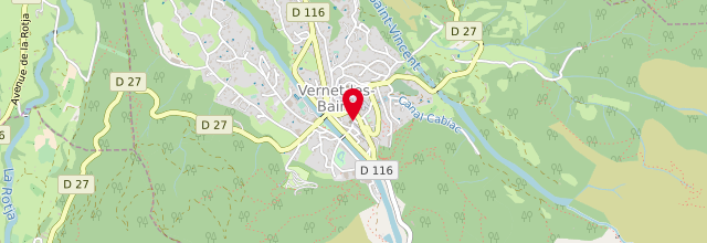 Plan la maison France services la Poste de Vernet-les-Bains