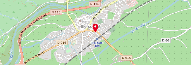 Plan la maison France services d'Ille-sur-Têt