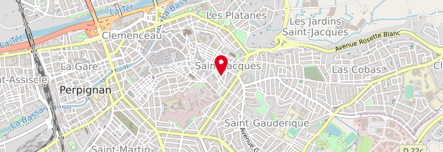 Plan la maison France services de Perpignan - Centre