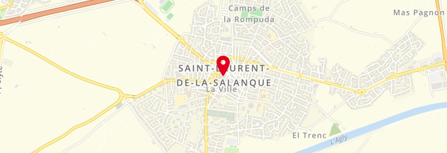 Plan la maison France services de Saint-Laurent de la Salanque