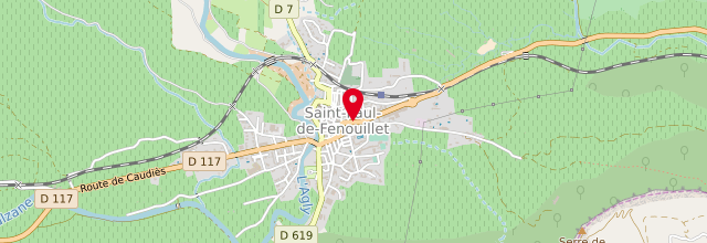 Plan la maison France services la Poste de Saint-Paul-de-Fenouillet