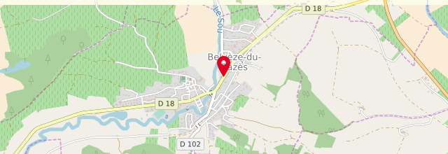 Plan la maison France services la Poste de Belvèze-du-Razès