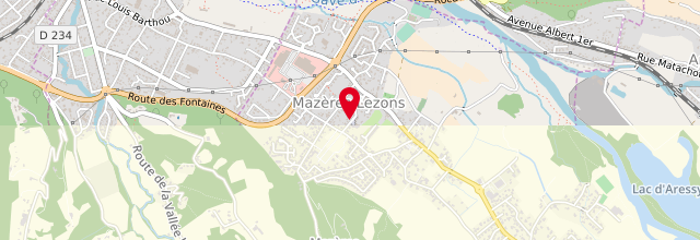 Plan la maison France services Mazeres-Lezons