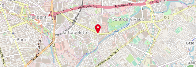 Plan la maison France services de Marseille 10ème - Centre social de la Capelette