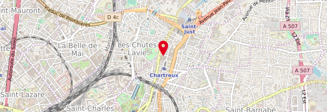 Plan de Agence CPAM de Marseille - Les Chartreux
