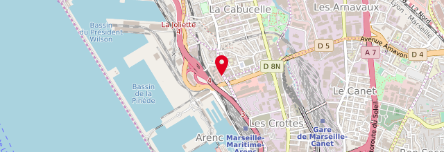 Plan la maison France services de Marseille 2ème - Bougainville