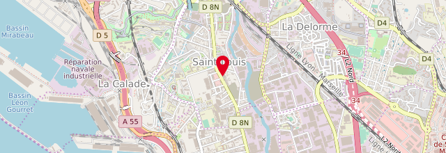 Plan de Agence CPAM de Marseille - Saint Louis