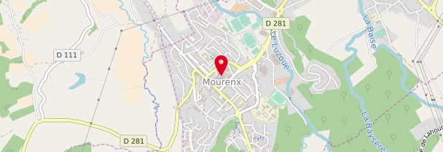 Plan la maison France services Mourenx