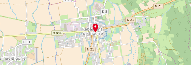 Plan la maison France services Rabastens-de-Bigorre