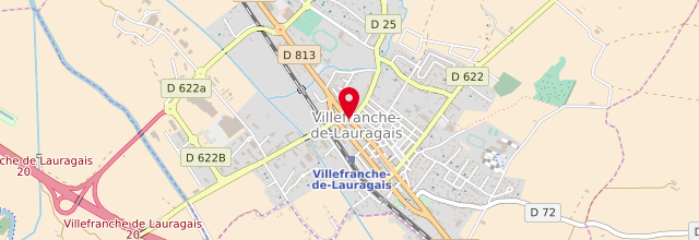 Plan de le Point d'Accueil CPAM de Villefranche-de-Lauragais