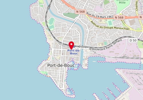 Plan la maison France Services Port de Bouc
