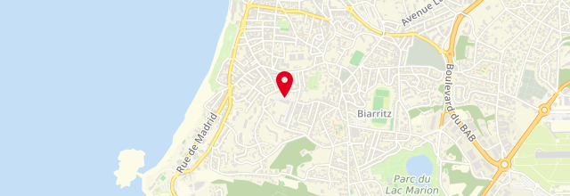 Plan la maison France Services de Biarritz