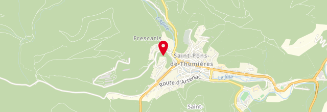 Plan la maison France services Saint Pons de Thomières