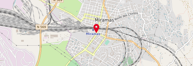 Plan de la Permanence CPAM de Miramas