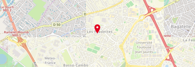 Plan la maison France Services de Toulouse-Pradettes