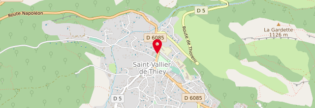 Plan la maison France services Maison du département de Saint-Vallier-de-Thiey