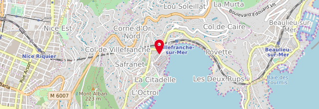 Plan la maison France services de Villefranche-sur-mer