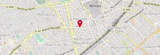 Plan de Agence CPAM de Nîmes