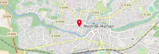 Plan de Agence CPAM de Mont-de-Marsan