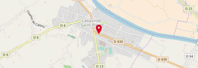 Plan la maison France services de Grisolles - Antenne de Labastide-Saint-Pierre