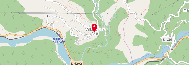 Plan la maison Bus France services de Villars sur Var