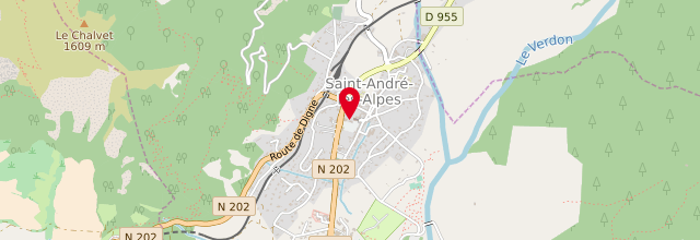 Plan la maison France services Saint-André-les-Alpes - Antenne de Beauvezer