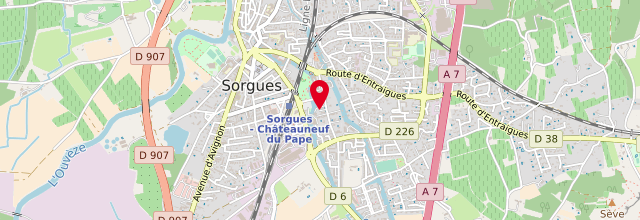 Plan la maison France Services de Sorgues