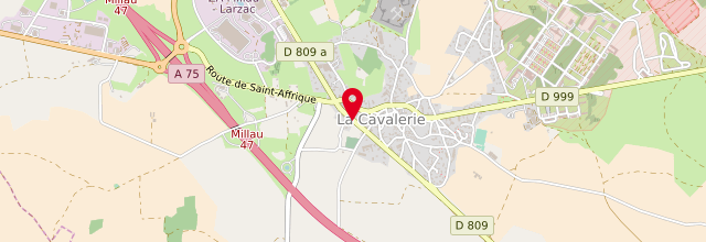 Plan la maison France services multisites de Larzac-Vallées - Site de la Cavalerie
