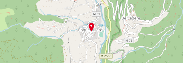 Plan la maison France Services Maison du département de Roquebillière