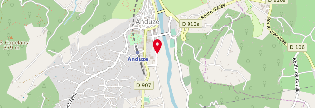 Plan la maison France Services d'Anduze