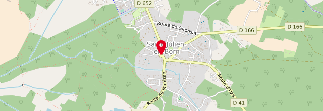 Plan la maison France services la Poste de Saint-Julien-en-Born
