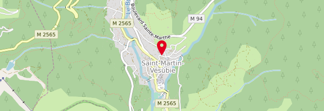 Plan la maison France services Maison du département de Saint-Martin-Vésubie