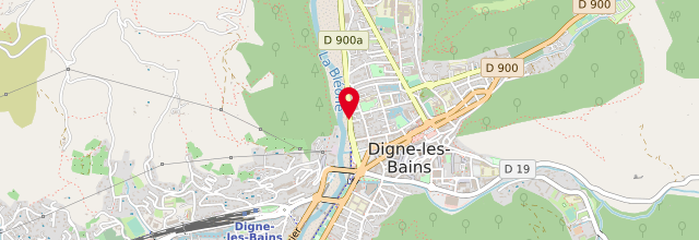 Plan la maison France services de Digne-les-Bains