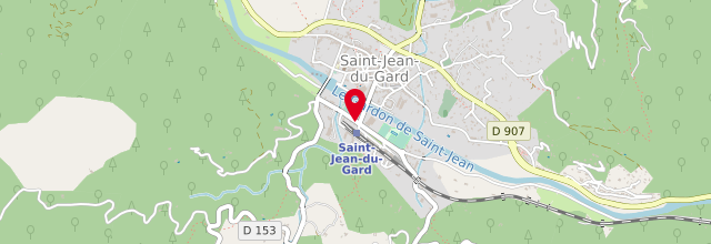 Plan la maison France Services L'Oustal - Saint-Jean-du-Gard