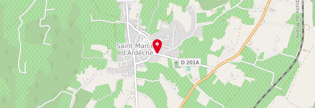 Plan la maison France services Saint Marcel d'Ardèche