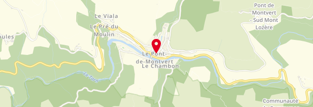 Plan la maison France Services Pont de Montvert Sud Mont-Lozère
