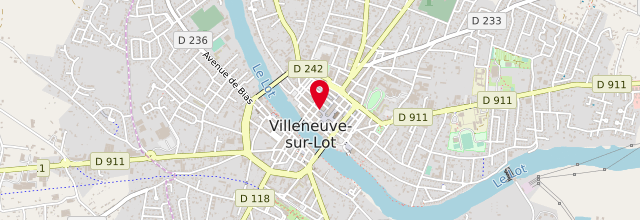 Plan la maison France Services de Villeneuve-sur-Lot