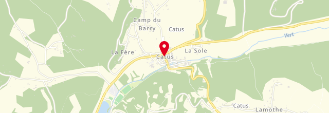 Plan la maison France Services de Catus