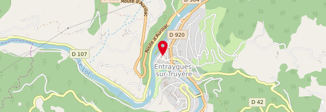 Plan de la Permanence CPAM d'Entraygues-sur-Truyère