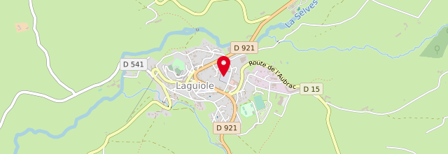 Plan la maison France services de Laguiole