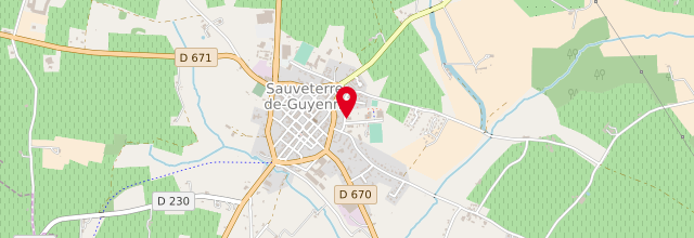 Plan la maison France services de Sauveterre-de-Guyenne
