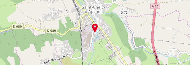 Plan la maison France services de Saint-Chély-d'Apcher