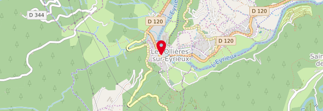 Plan la maison France services la Poste des Ollières-sur-Eyrieux