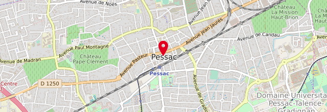 Plan la maison France services de Pessac