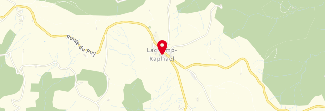 Plan la maison France services Lachamp Raphaël