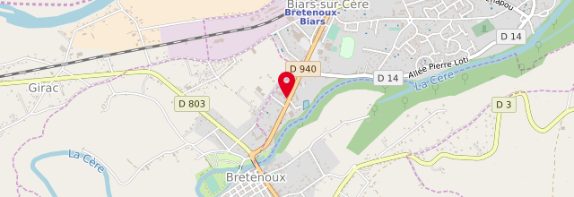 Plan la maison France Services Cauvaldor - Biars-sur-Cère