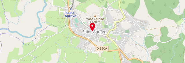 Plan la maison France Services Saint Agrève