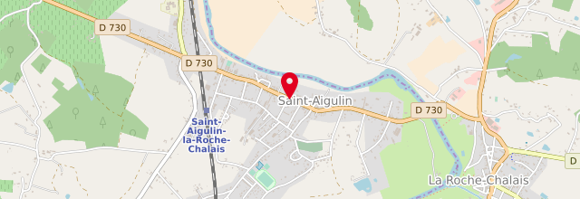 Plan la maison France services la Poste de Saint-Aigulin