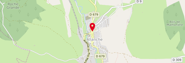 Plan la maison France services d'Allanche