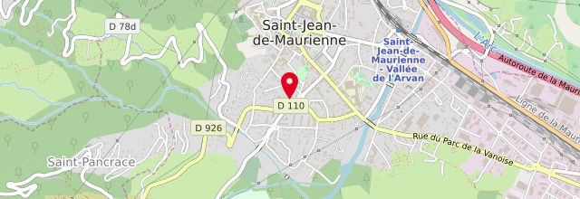 Plan de Agence CPAM de Saint-Jean-de-Maurienne